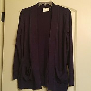 NWOT ladies navy cardigan